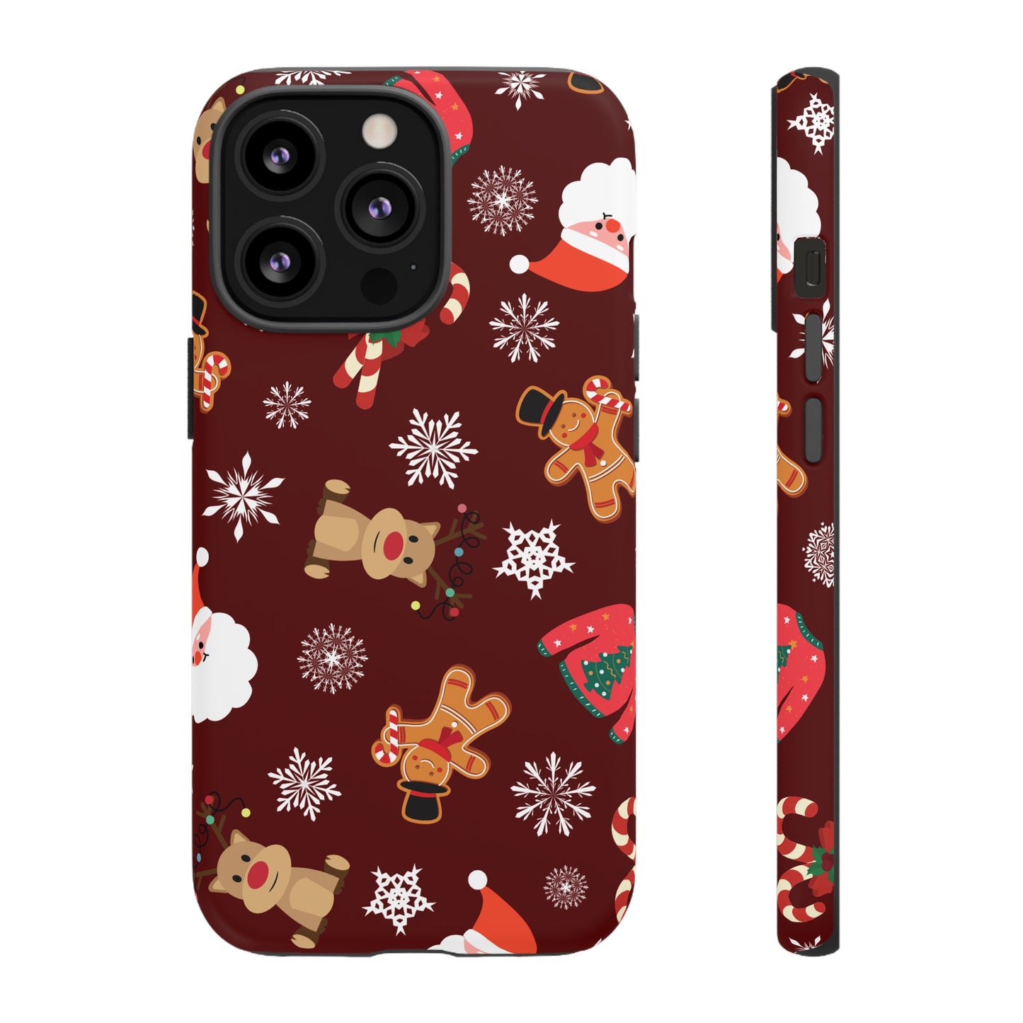 Festive Christmas Wallpaper Phone Case | iPhone 15 Plus/ Pro, 14, 13, 12| Google Pixel 7, Pro, 5| Samsung Galaxy S23 All Major Phone Models