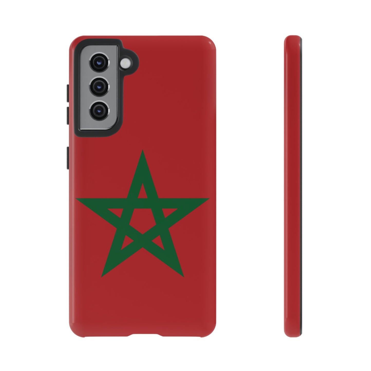 Morocco Flag Phone Case | iPhone 15 Plus/ Pro, 14, 13, 12| Google Pixel 7, Pro, 5| Samsung Galaxy S23 All Major Phone Models