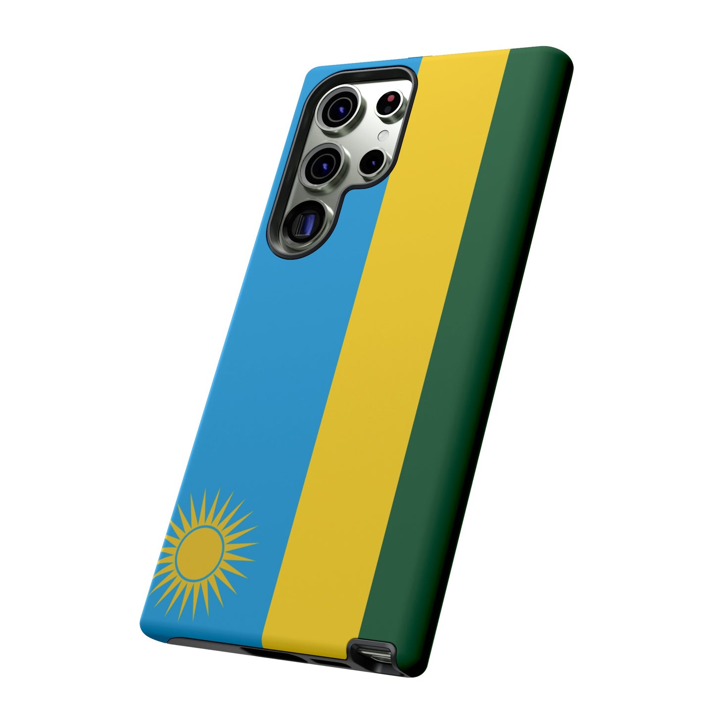 Rwanda Flag Phone Case | iPhone 15 Plus/ Pro, 14, 13, 12| Google Pixel 7, Pro, 5| Samsung Galaxy S23 All Major Phone Models