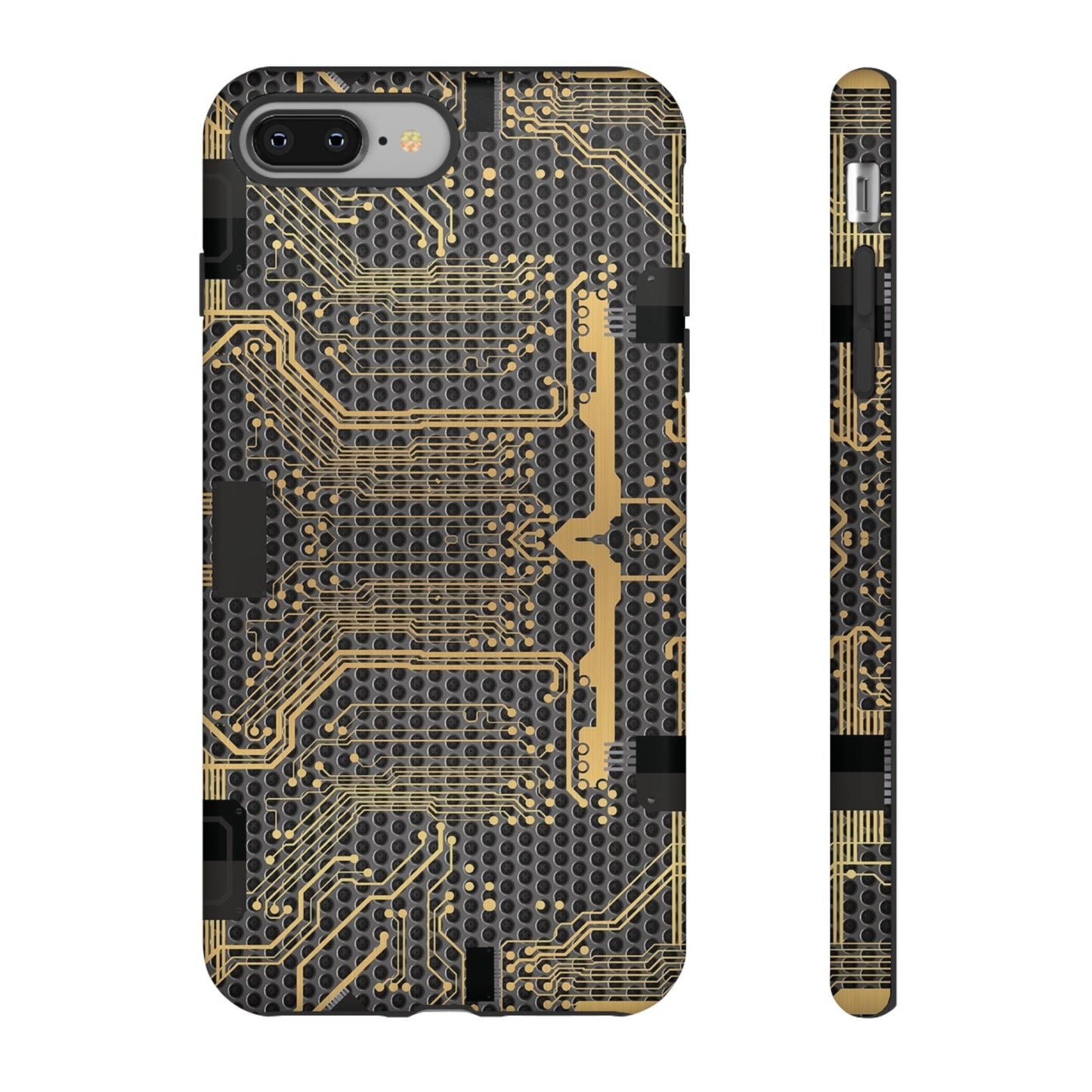 Golden Circuit Board Wallpaper Phone Case | iPhone 15 Plus/ Pro, 14, 13, 12| Google Pixel 7, Pro, 5| Samsung Galaxy S23 All Major Phone Models