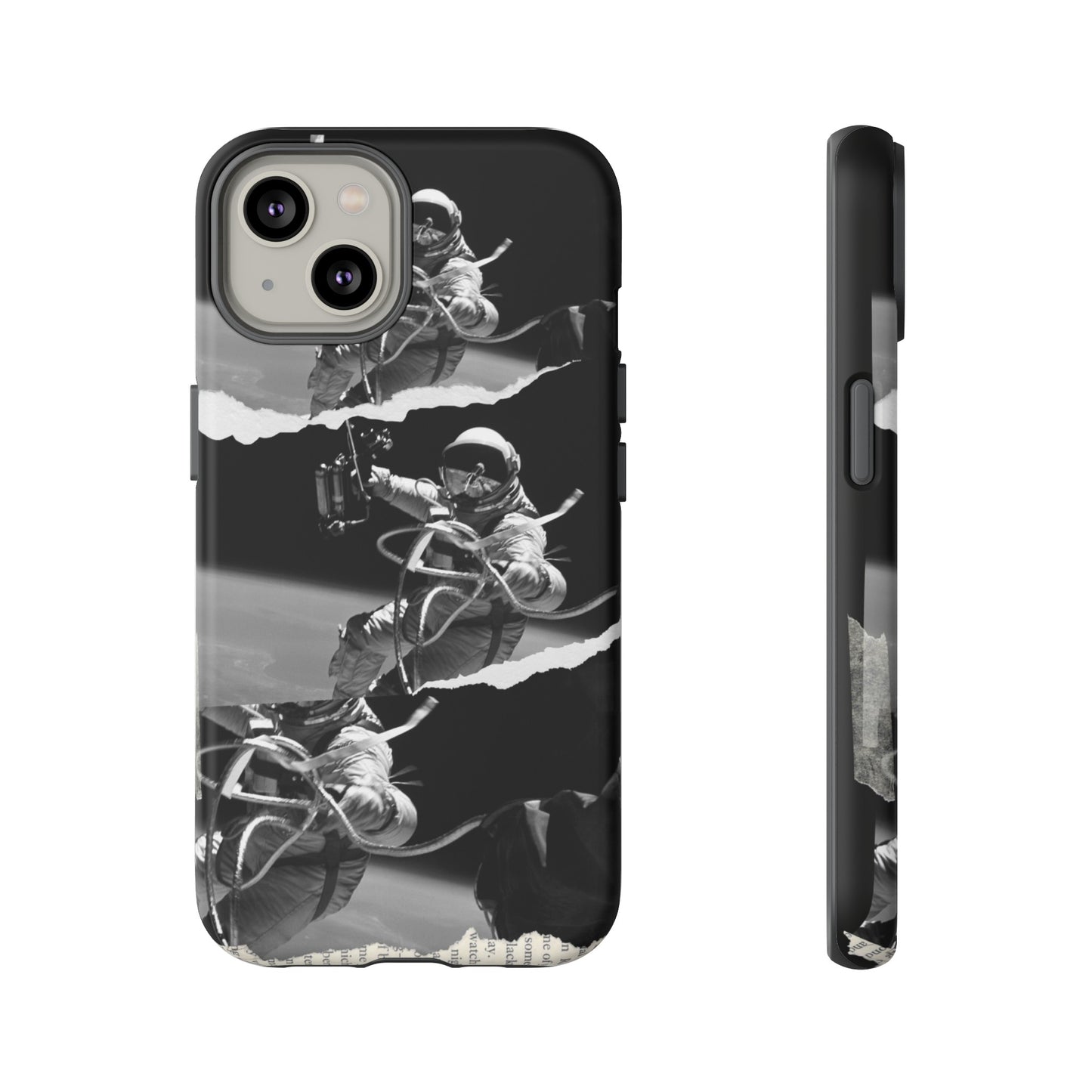 Astronaut Collage Phone Case | iPhone 15 Plus/ Pro, 14, 13, 12| Google Pixel 7, Pro, 5| Samsung Galaxy S23 All Major Phone Models