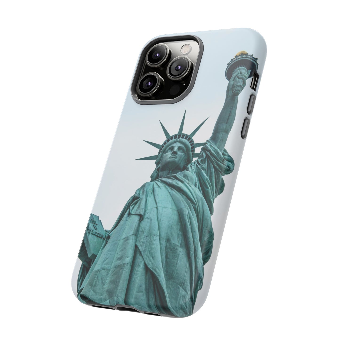 Statue of Liberty Wallpaper Phone Case | iPhone 15 Plus/ Pro, 14, 13, 12| Google Pixel 7, Pro, 5| Samsung Galaxy S23 All Major Phone Models