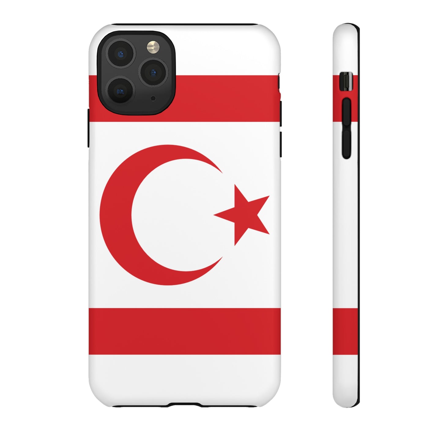 Northern Cyprus Flag Phone Case | iPhone 15 Plus/ Pro, 14, 13, 12| Google Pixel 7, Pro, 5| Samsung Galaxy S23 All Major Phone Models