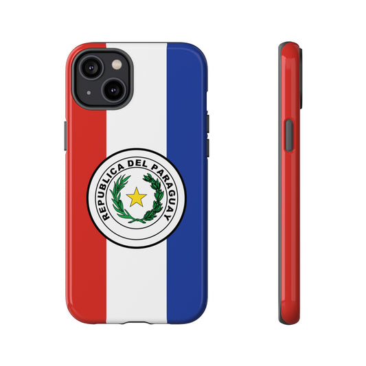 Paraguay Flag Phone Case | iPhone 15 Plus/ Pro, 14, 13, 12| Google Pixel 7, Pro, 5| Samsung Galaxy S23 All Major Phone Models