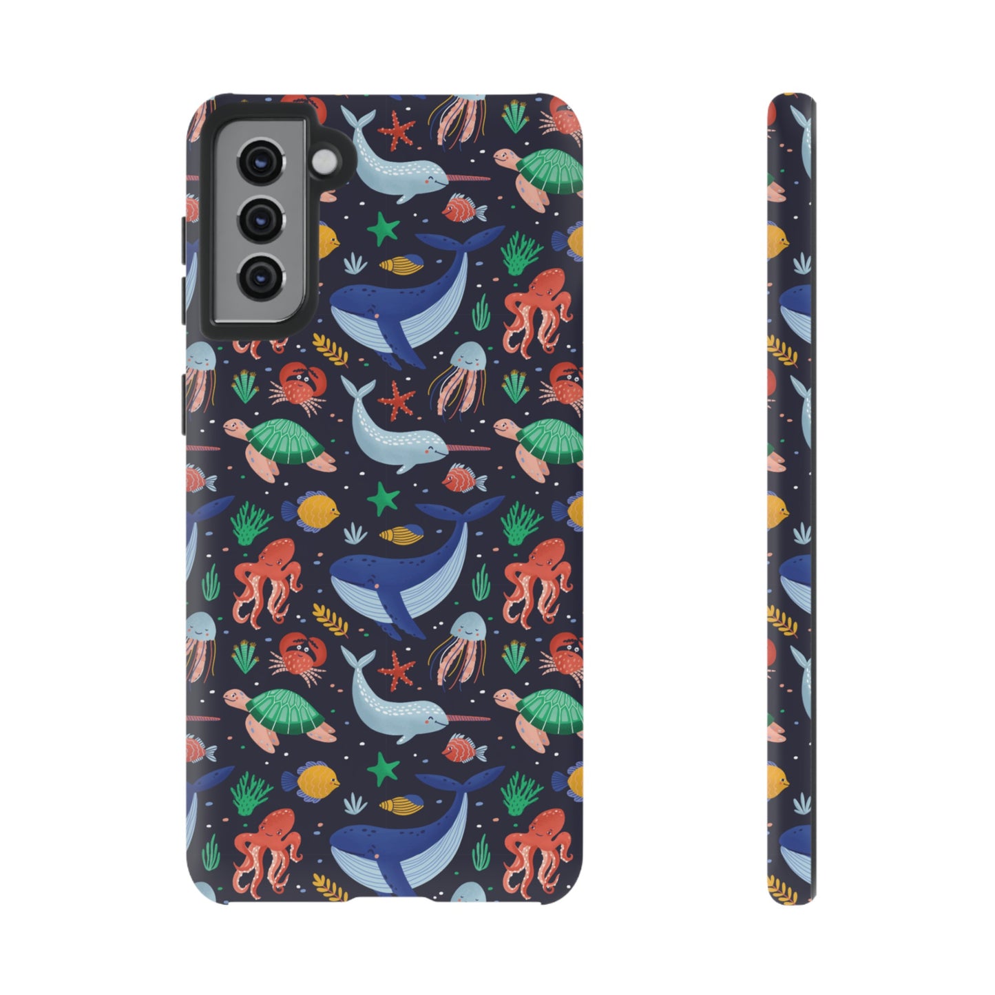 Sea Creatures Wallpaper Phone Case | iPhone 15 Plus/ Pro, 14, 13, 12| Google Pixel 7, Pro, 5| Samsung Galaxy S23 All Major Phone Models