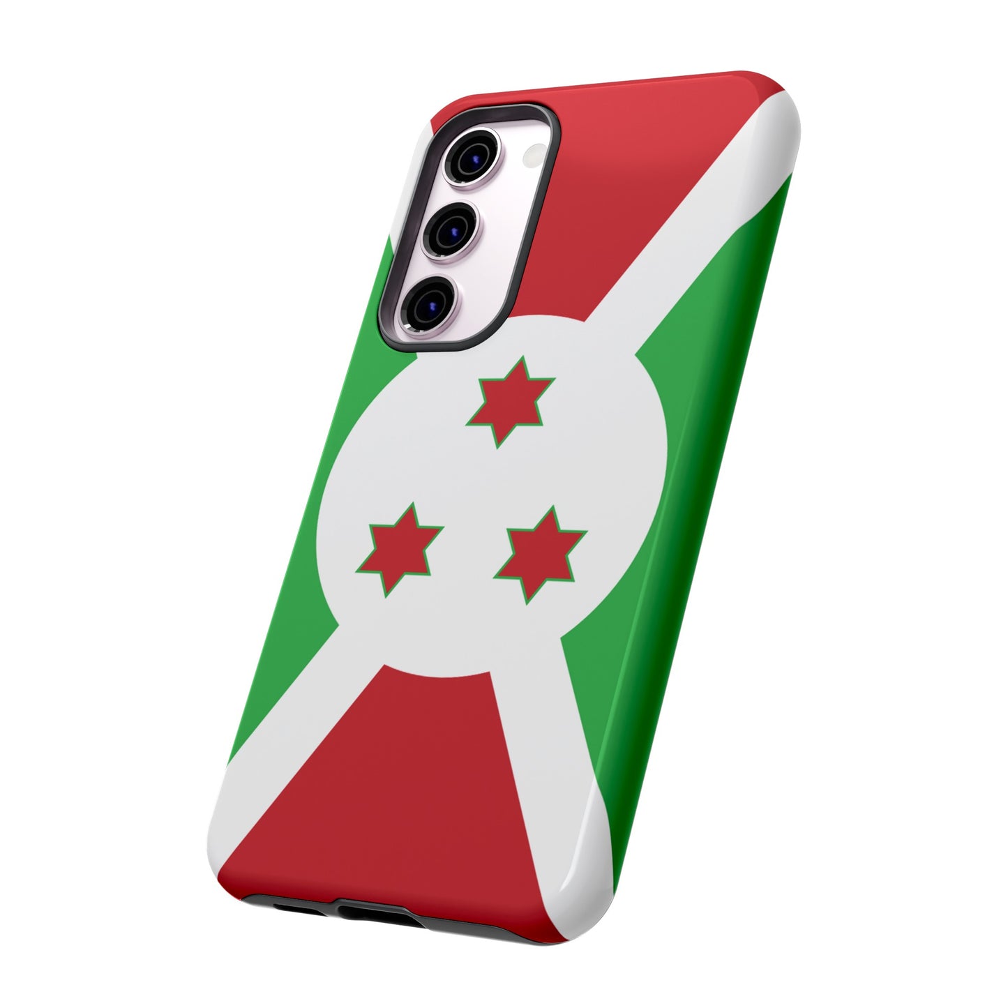 Burundi Flag Phone Case | iPhone 15 Plus/ Pro, 14, 13, 12| Google Pixel 7, Pro, 5| Samsung Galaxy S23 All Major Phone Models