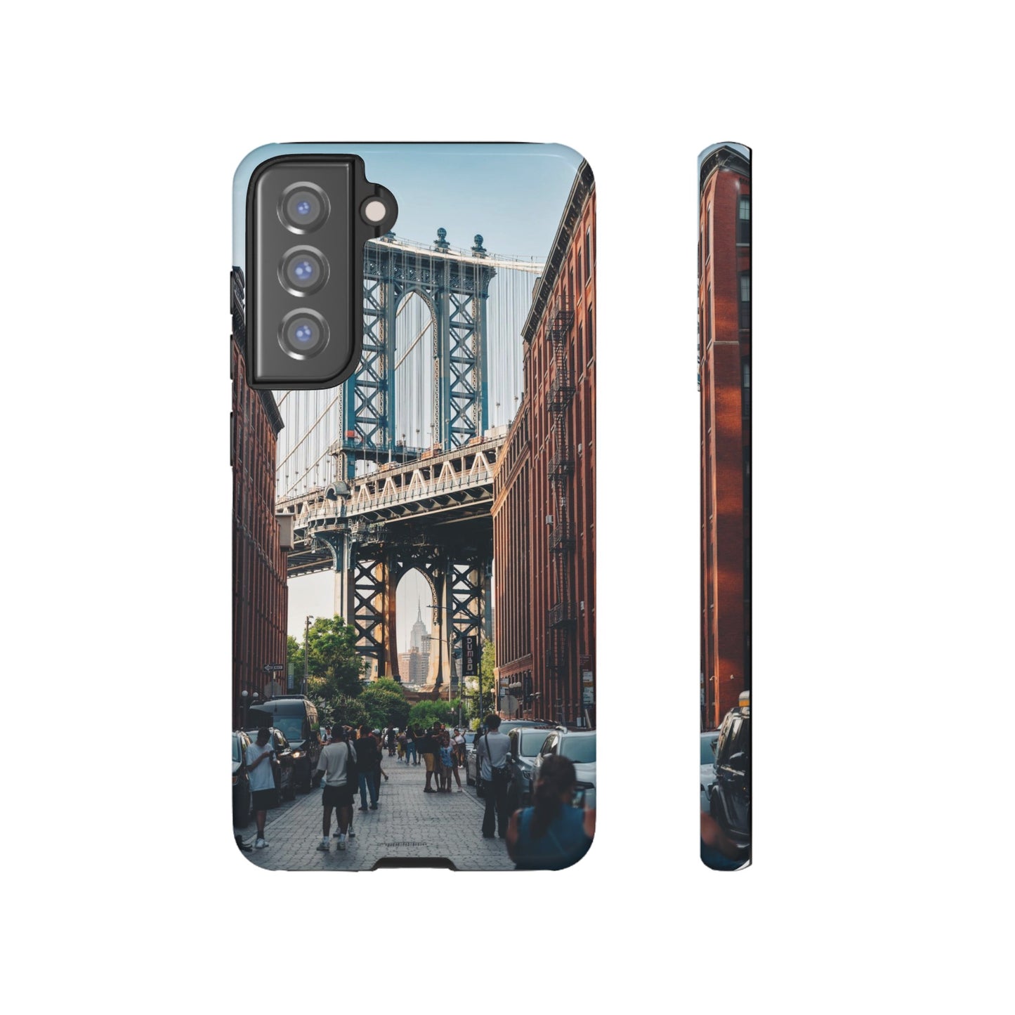 Stunning Brooklyn Bridge Wallpaper Phone Case | iPhone 15 Plus/ Pro, 14, 13, 12| Google Pixel 7, Pro, 5| Samsung Galaxy S23 All Major Phone Models