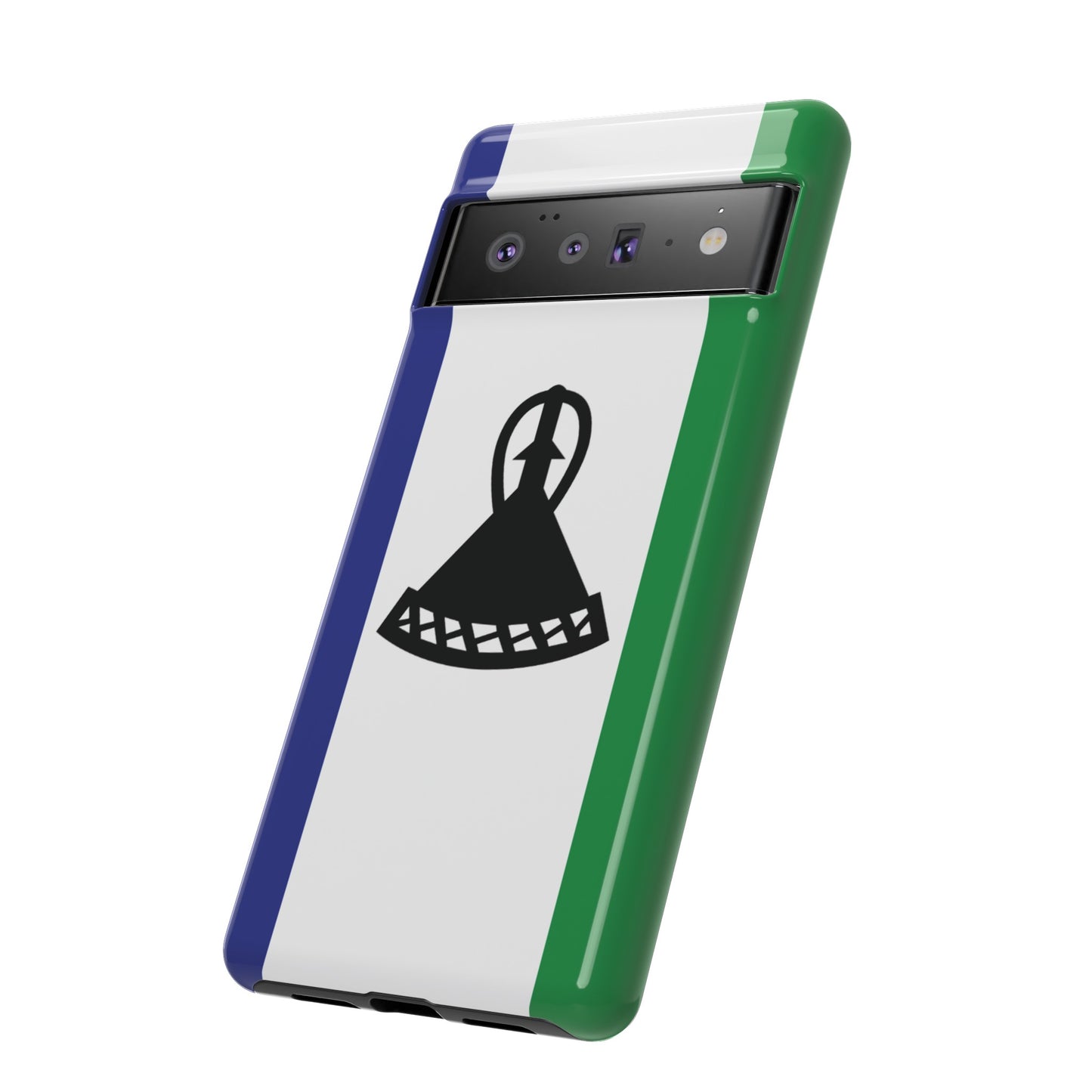 Lesotho Flag Phone Case | iPhone 15 Plus/ Pro, 14, 13, 12| Google Pixel 7, Pro, 5| Samsung Galaxy S23 All Major Phone Models