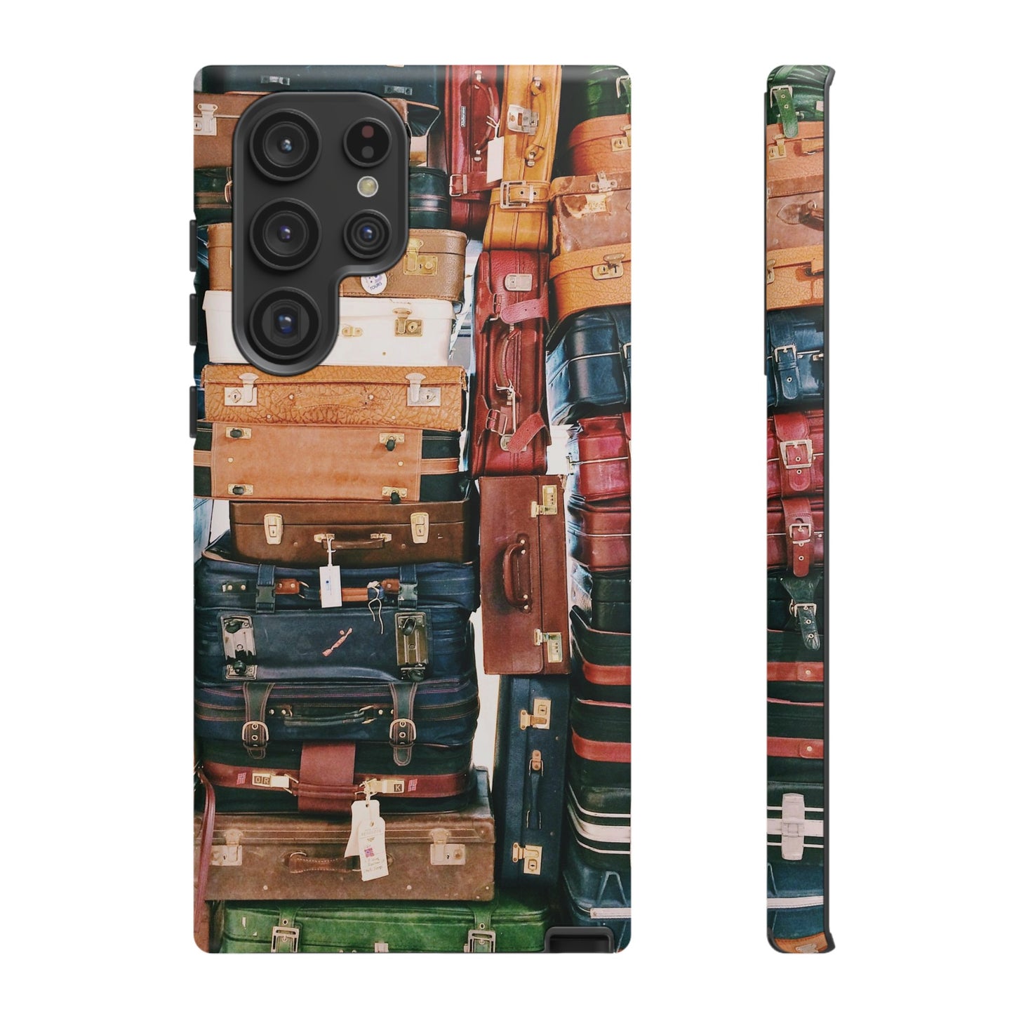 Suitcase Wallpaper Phone Case | iPhone 15 Plus/ Pro, 14, 13, 12| Google Pixel 7, Pro, 5| Samsung Galaxy S23 All Major Phone Models