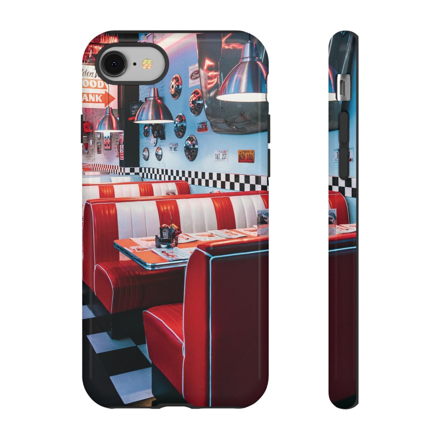 Diner Wallpaper Phone Case | iPhone 15 Plus/ Pro, 14, 13, 12| Google Pixel 7, Pro, 5| Samsung Galaxy S23 All Major Phone Models