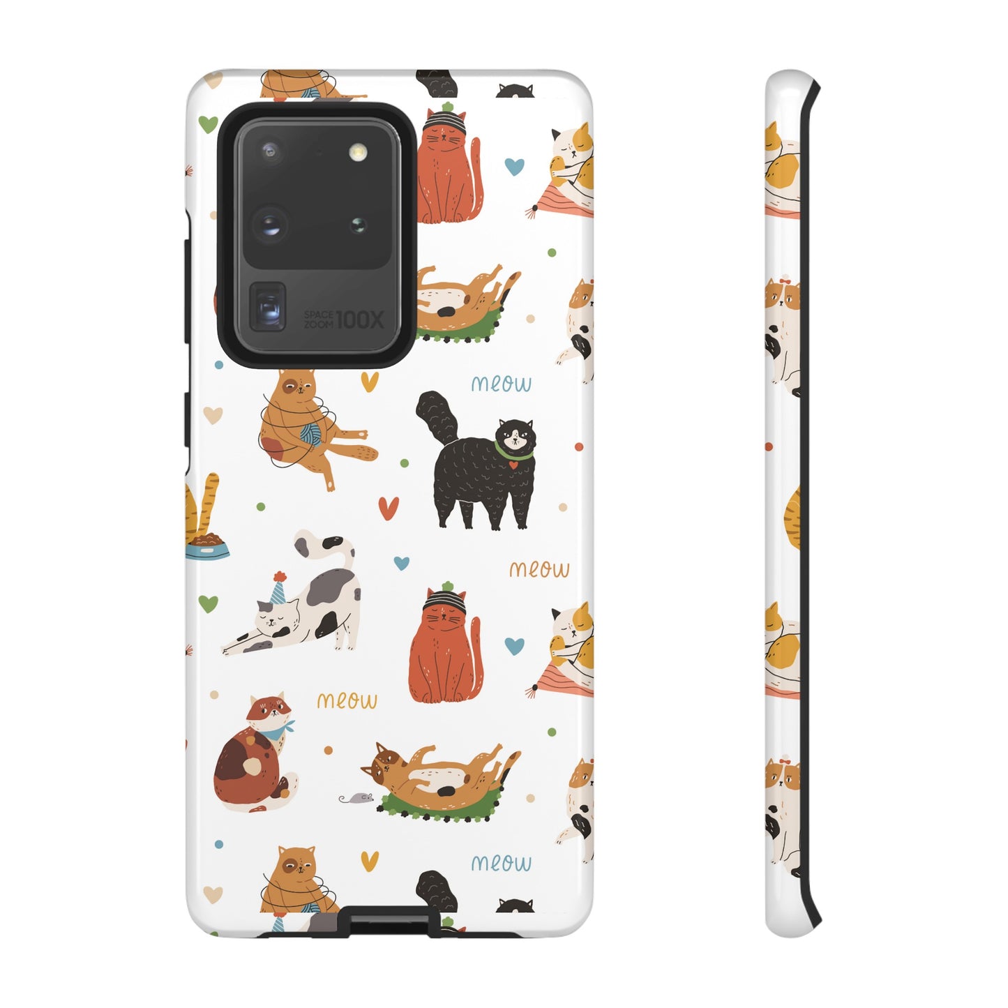 Collage of Cats Wallpaper Phone Case | iPhone 15 Plus/ Pro, 14, 13, 12| Google Pixel 7, Pro, 5| Samsung Galaxy S23 All Major Phone Models