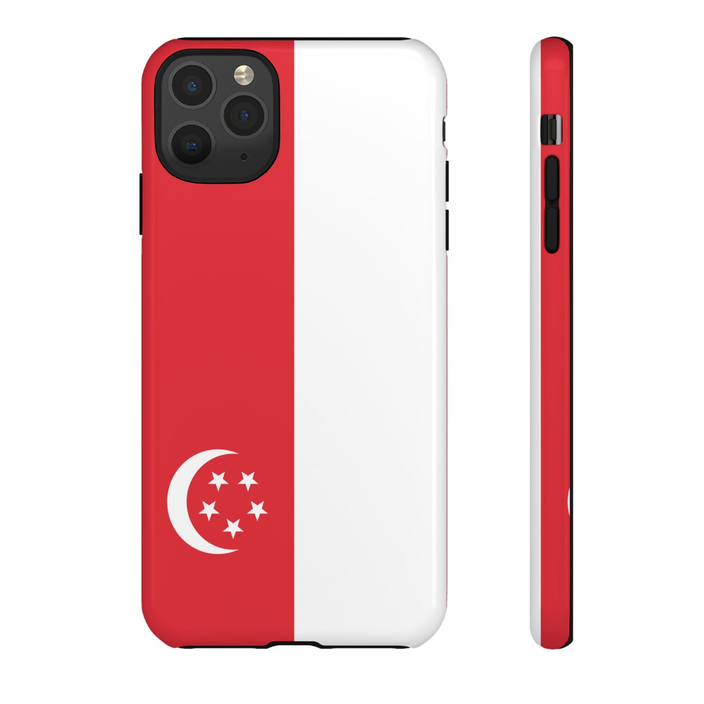 Singapore Flag Phone Case | iPhone 15 Plus/ Pro, 14, 13, 12| Google Pixel 7, Pro, 5| Samsung Galaxy S23 All Major Phone Models