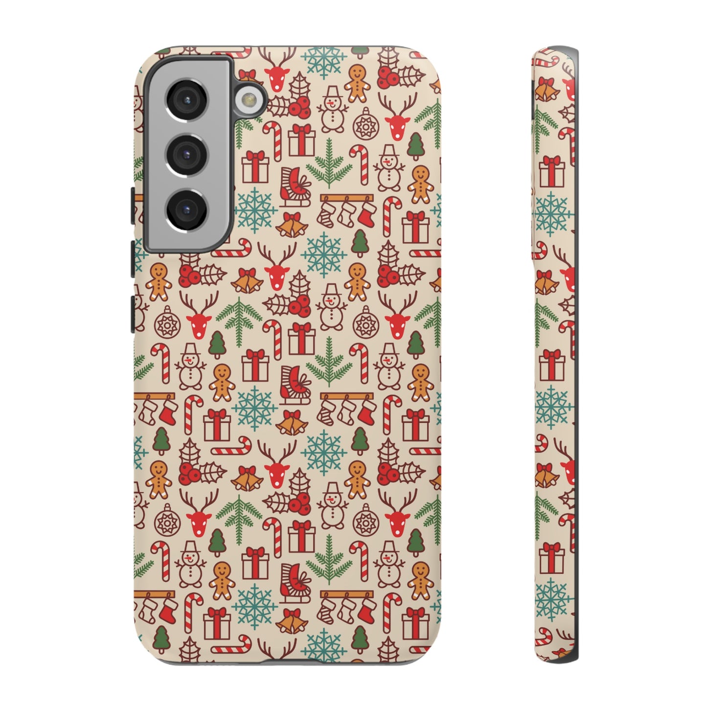 Collage Christmas Wallpaper Phone Case | iPhone 15 Plus/ Pro, 14, 13, 12| Google Pixel 7, Pro, 5| Samsung Galaxy S23 All Major Phone Models