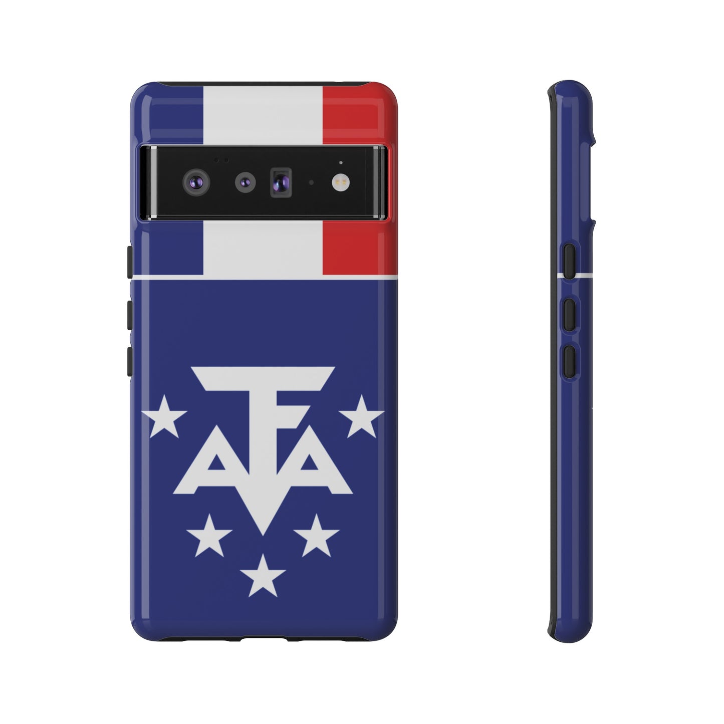 French Southern And Antarctic Lands Flag Phone Case | iPhone 15 Plus/ Pro, 14, 13, 12| Google Pixel 7, Pro, 5| Samsung Galaxy S23 All Major Phone Models