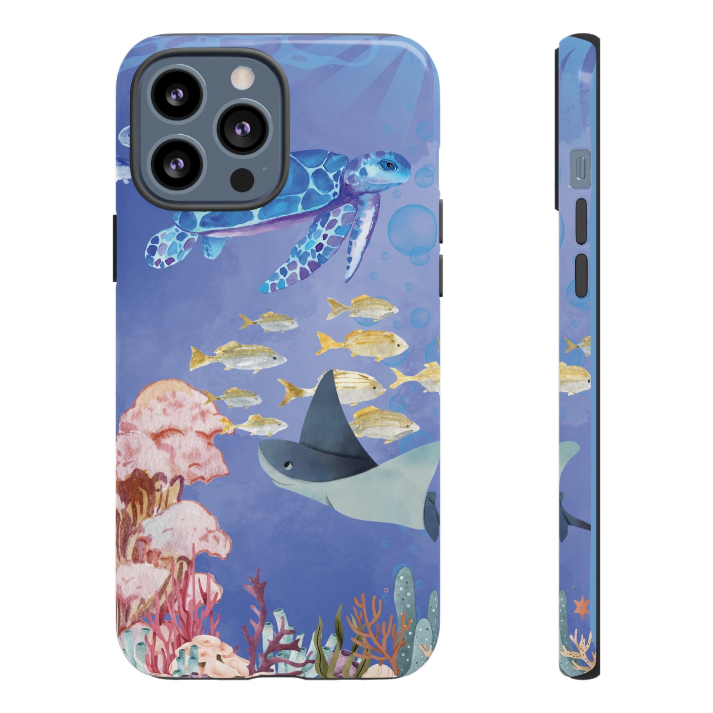 Underwater Scene Wallpaper Phone Case | iPhone 15 Plus/ Pro, 14, 13, 12| Google Pixel 7, Pro, 5| Samsung Galaxy S23 All Major Phone Models