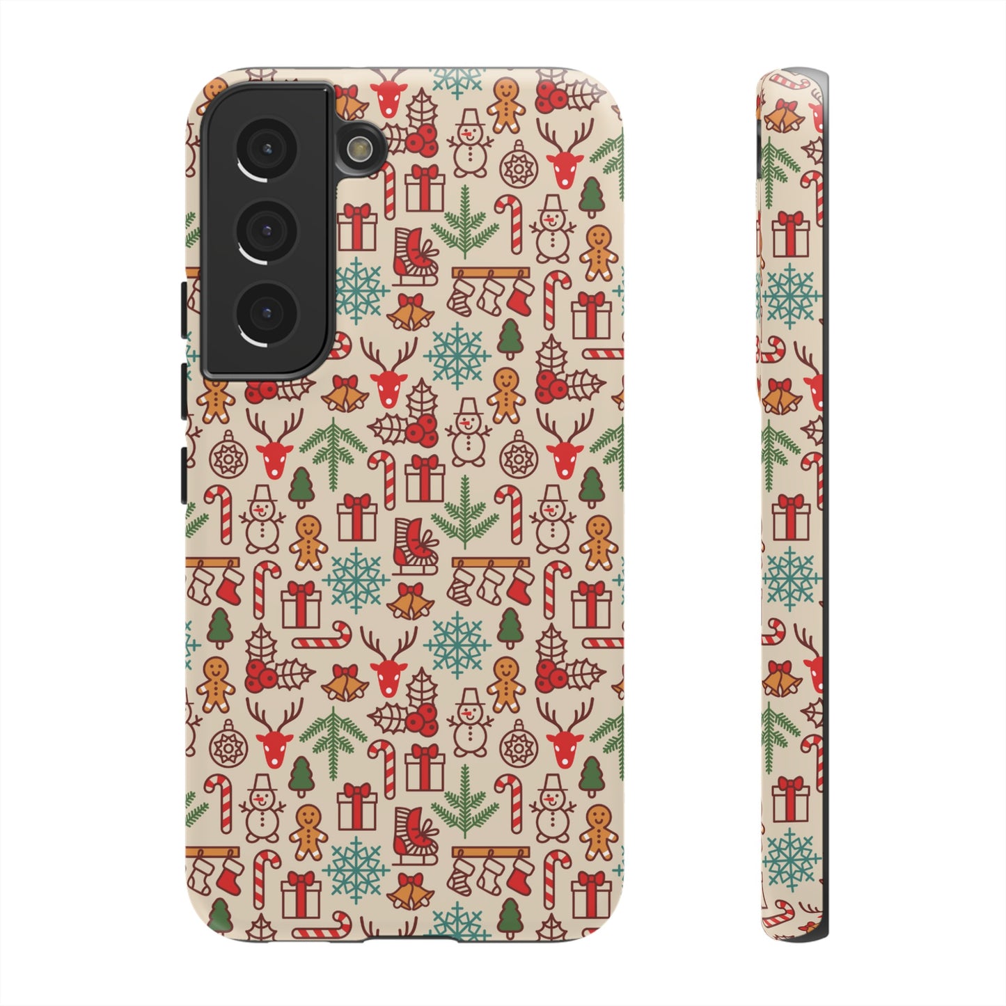 Collage Christmas Wallpaper Phone Case | iPhone 15 Plus/ Pro, 14, 13, 12| Google Pixel 7, Pro, 5| Samsung Galaxy S23 All Major Phone Models