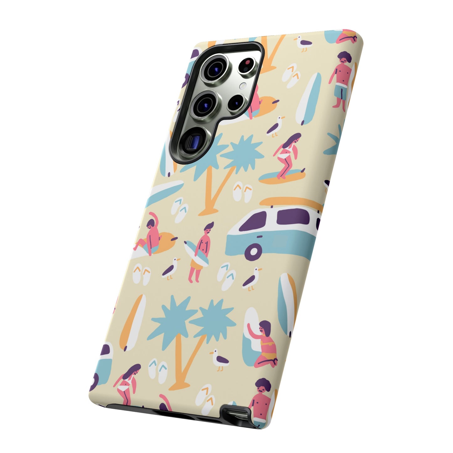 Surfers Wallpaper Phone Case | iPhone 15 Plus/ Pro, 14, 13, 12| Google Pixel 7, Pro, 5| Samsung Galaxy S23 All Major Phone Models