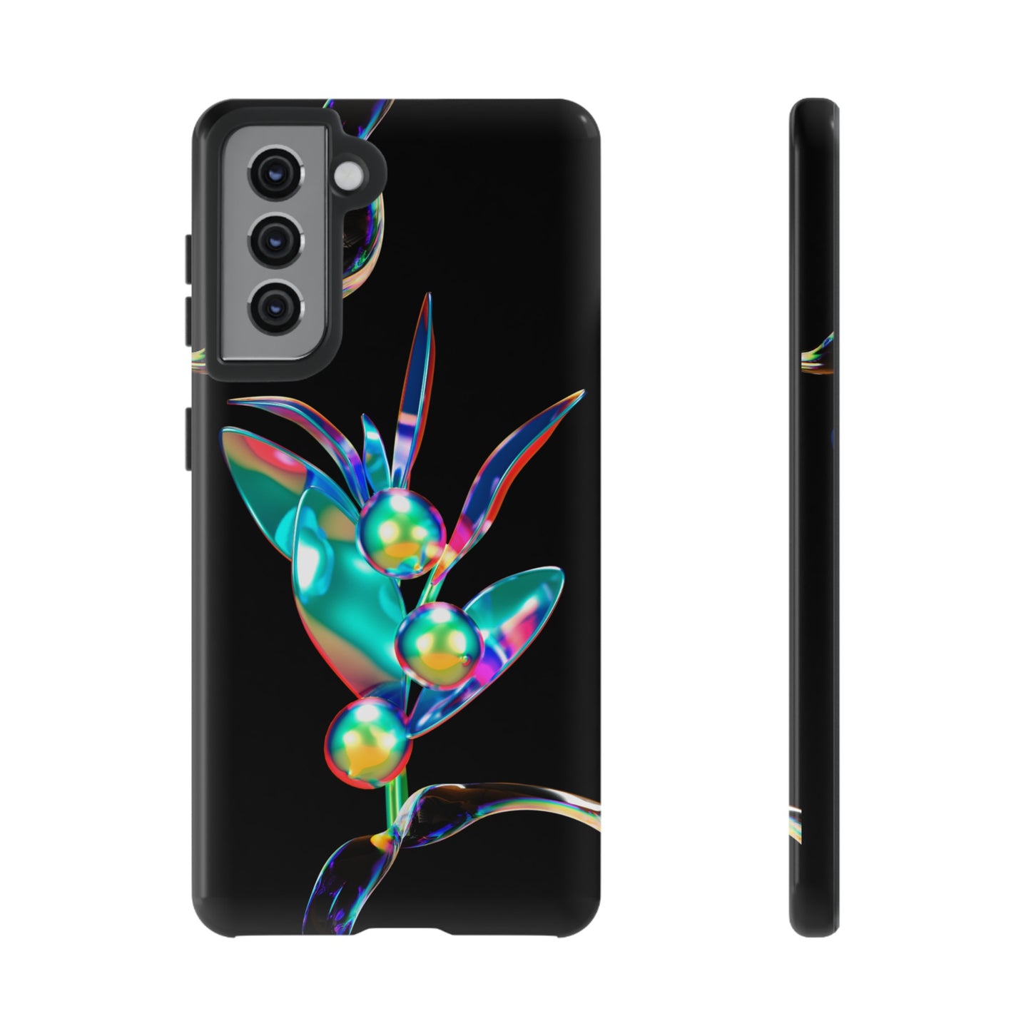 Psychedelic Flower Wallpaper Phone Case | iPhone 15 Plus/ Pro, 14, 13, 12| Google Pixel 7, Pro, 5| Samsung Galaxy S23 All Major Phone Models