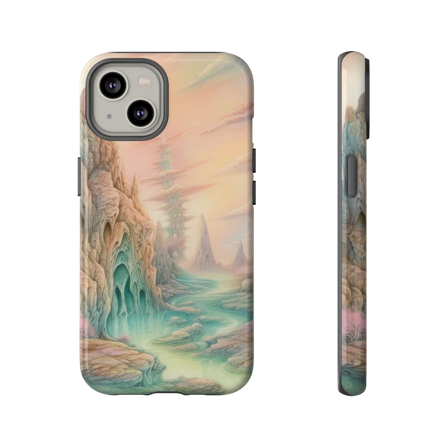 Caves Sci-Fi Wallpaper Phone Case | iPhone 15 Plus/ Pro, 14, 13, 12| Google Pixel 7, Pro, 5| Samsung Galaxy S23 All Major Phone Models