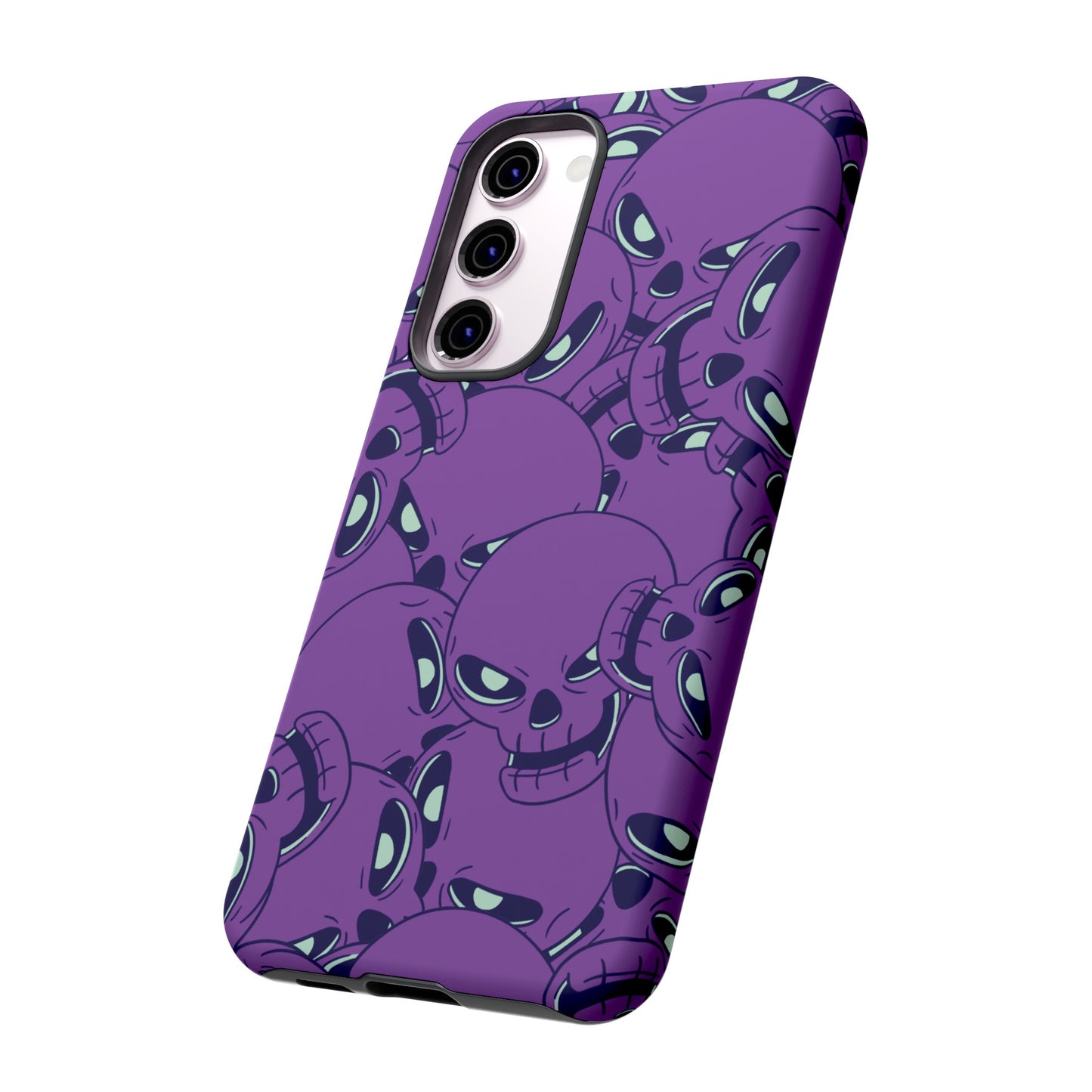 Glowing Skulls Wallpaper Phone Case | iPhone 15 Plus/ Pro, 14, 13, 12| Google Pixel 7, Pro, 5| Samsung Galaxy S23 All Major Phone Models