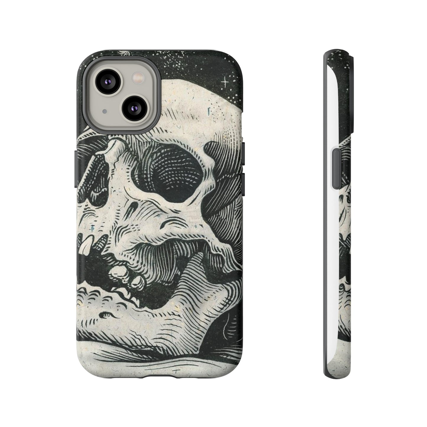 Skull Wallpaper Phone Case | iPhone 15 Plus/ Pro, 14, 13, 12| Google Pixel 7, Pro, 5| Samsung Galaxy S23 All Major Phone Models