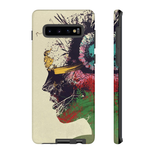 Woman’s Face Painting Wallpaper Phone Case |iPhone 15 Plus/ Pro,14, 13, 12| Google Pixel 7, Pro, 5|Samsung Galaxy S23 All Major Phone Models