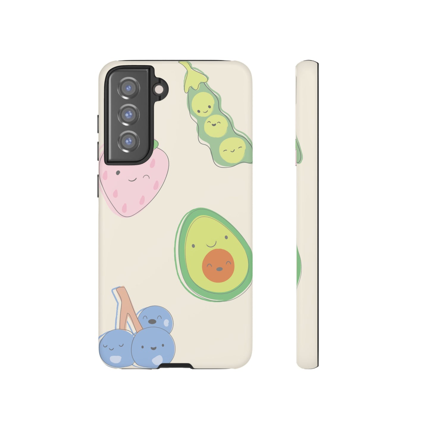 Happy Food Wallpaper Phone Case | iPhone 15 Plus/ Pro, 14, 13, 12| Google Pixel 7, Pro, 5| Samsung Galaxy S23 All Major Phone Models