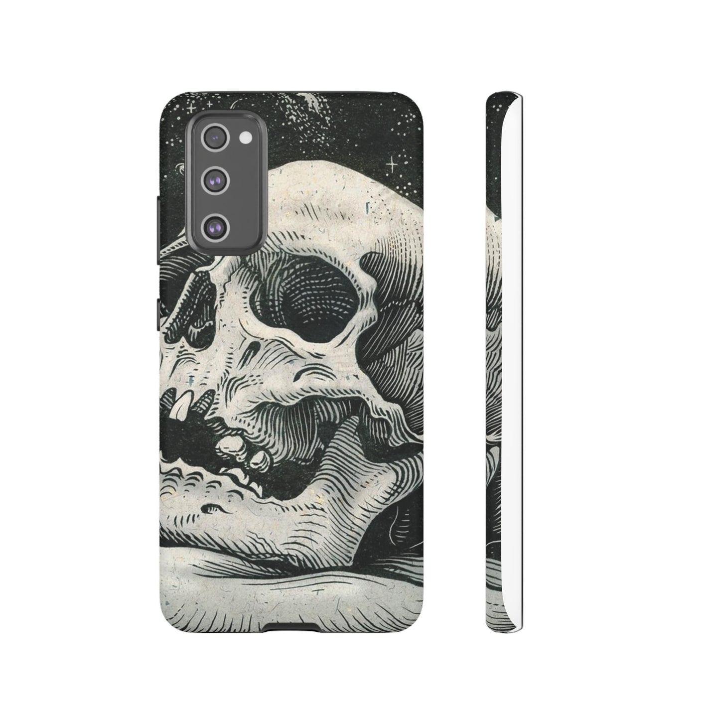 Skull Wallpaper Phone Case | iPhone 15 Plus/ Pro, 14, 13, 12| Google Pixel 7, Pro, 5| Samsung Galaxy S23 All Major Phone Models