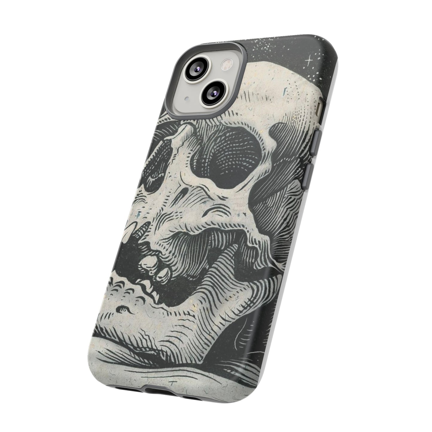 Skull Wallpaper Phone Case | iPhone 15 Plus/ Pro, 14, 13, 12| Google Pixel 7, Pro, 5| Samsung Galaxy S23 All Major Phone Models