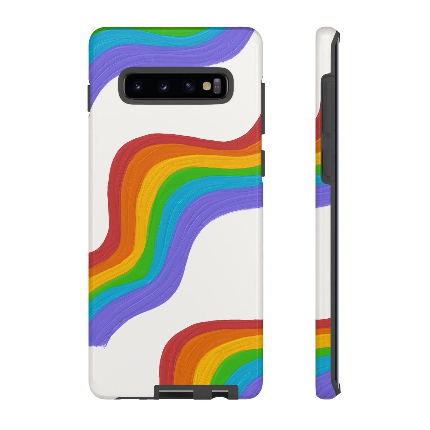 Rainbow Wallpaper Phone Case | iPhone 15 Plus/ Pro, 14, 13, 12| Google Pixel 7, Pro, 5| Samsung Galaxy S23 All Major Phone Models