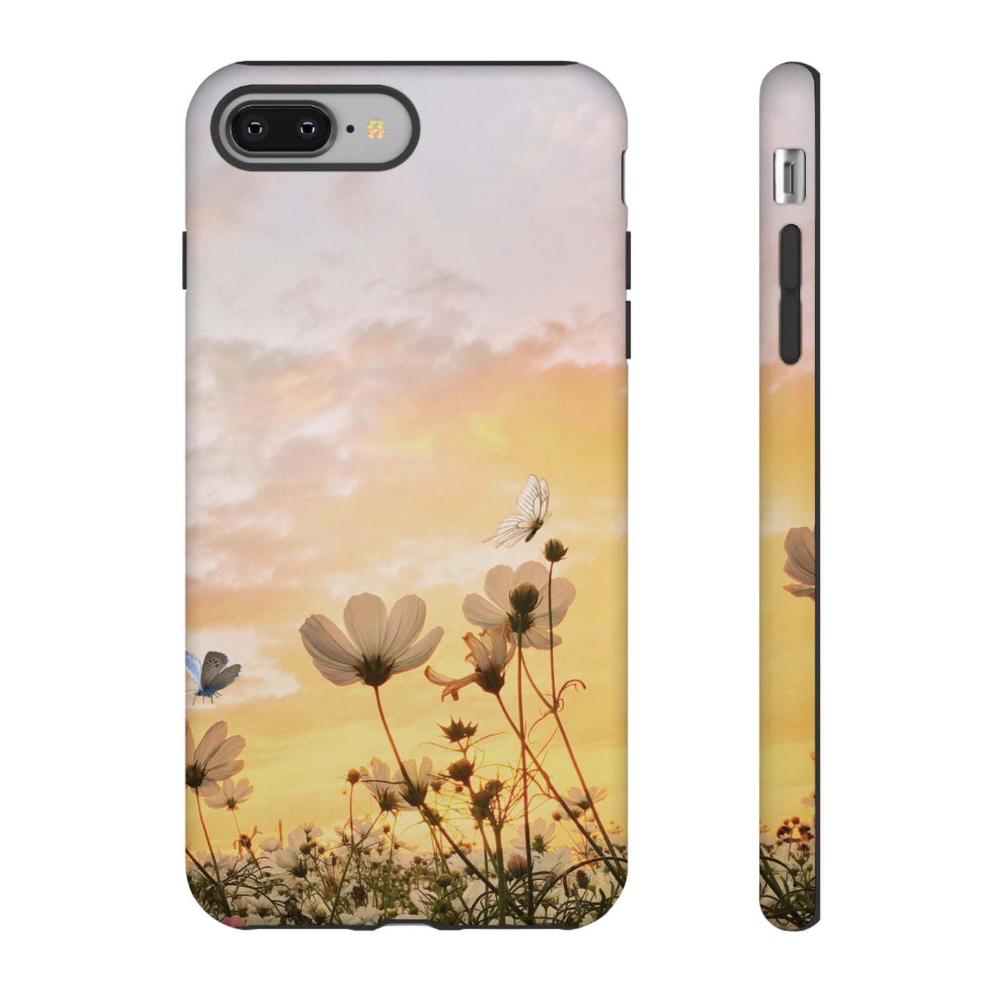 Flowers At Sunset Wallpaper Phone Case | iPhone 15 Plus/ Pro, 14, 13, 12| Google Pixel 7, Pro, 5| Samsung Galaxy S23 All Major Phone Models