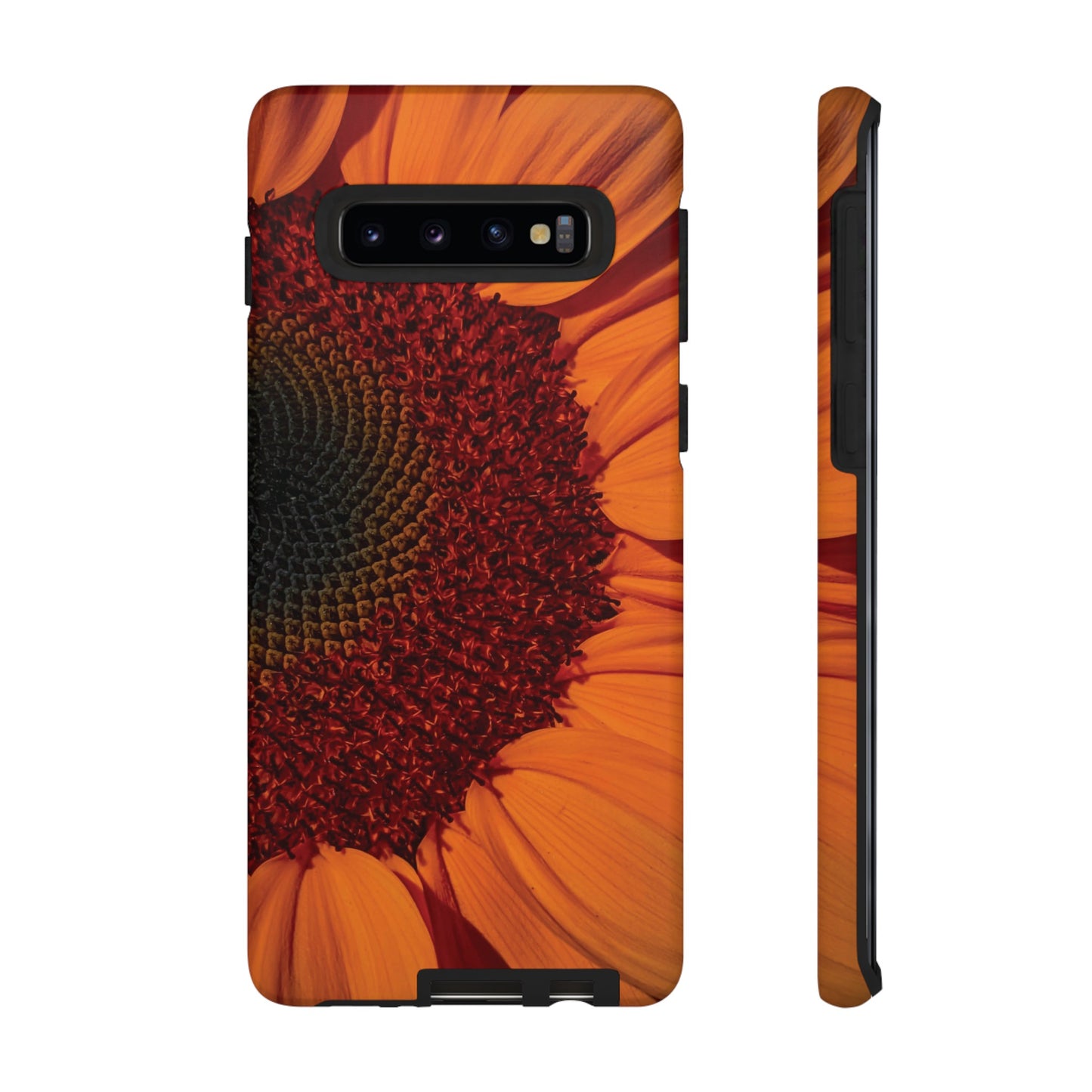 Orange Sunflower Wallpaper Phone Case | iPhone 15 Plus/ Pro, 14, 13, 12| Google Pixel 7, Pro, 5| Samsung Galaxy S23 All Major Phone Models