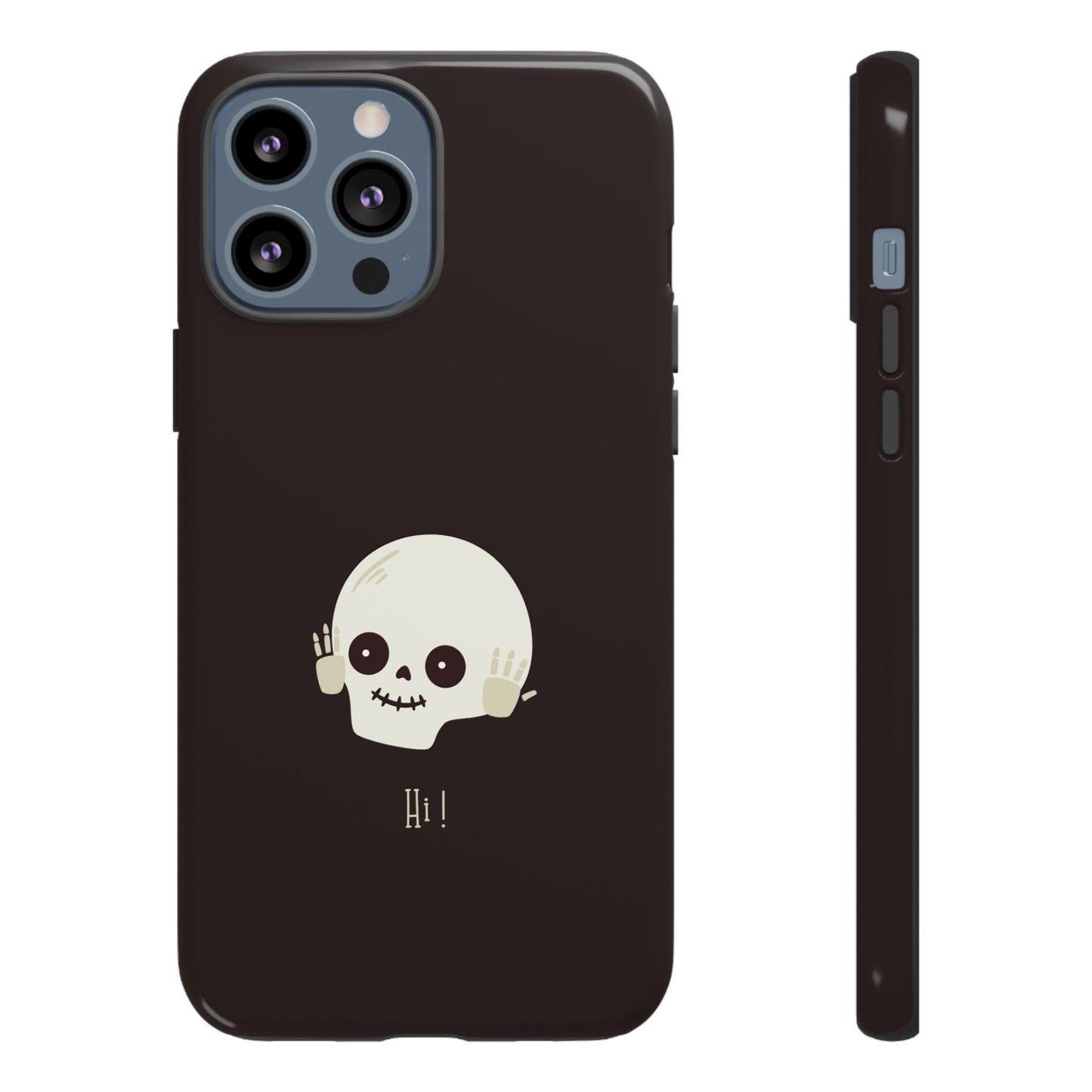 Hello Skull Phone Case | iPhone 15 Plus/ Pro, 14, 13, 12| Google Pixel 7, Pro, 5| Samsung Galaxy S23 All Major Phone Models