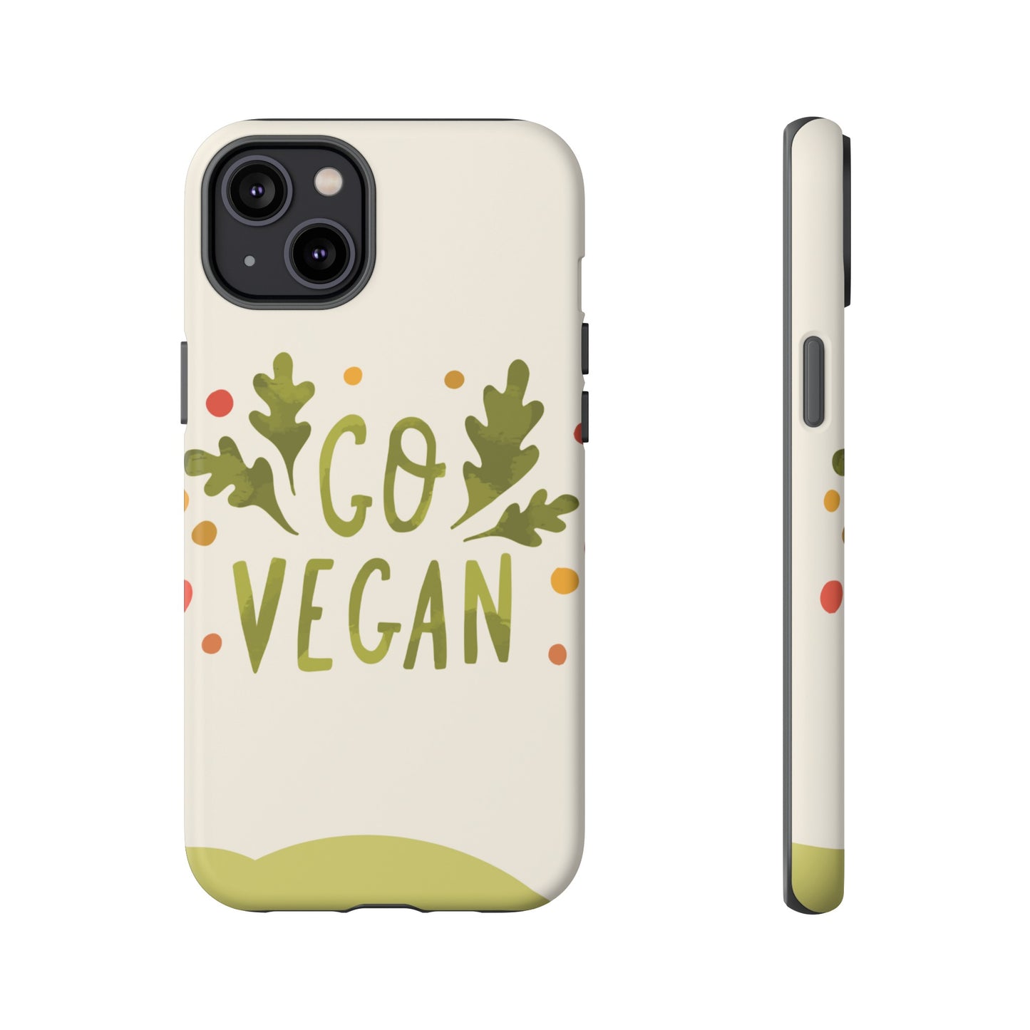 Go Vegan Wallpaper Phone Case | iPhone 15 Plus/ Pro, 14, 13, 12| Google Pixel 7, Pro, 5| Samsung Galaxy S23 All Major Phone Models