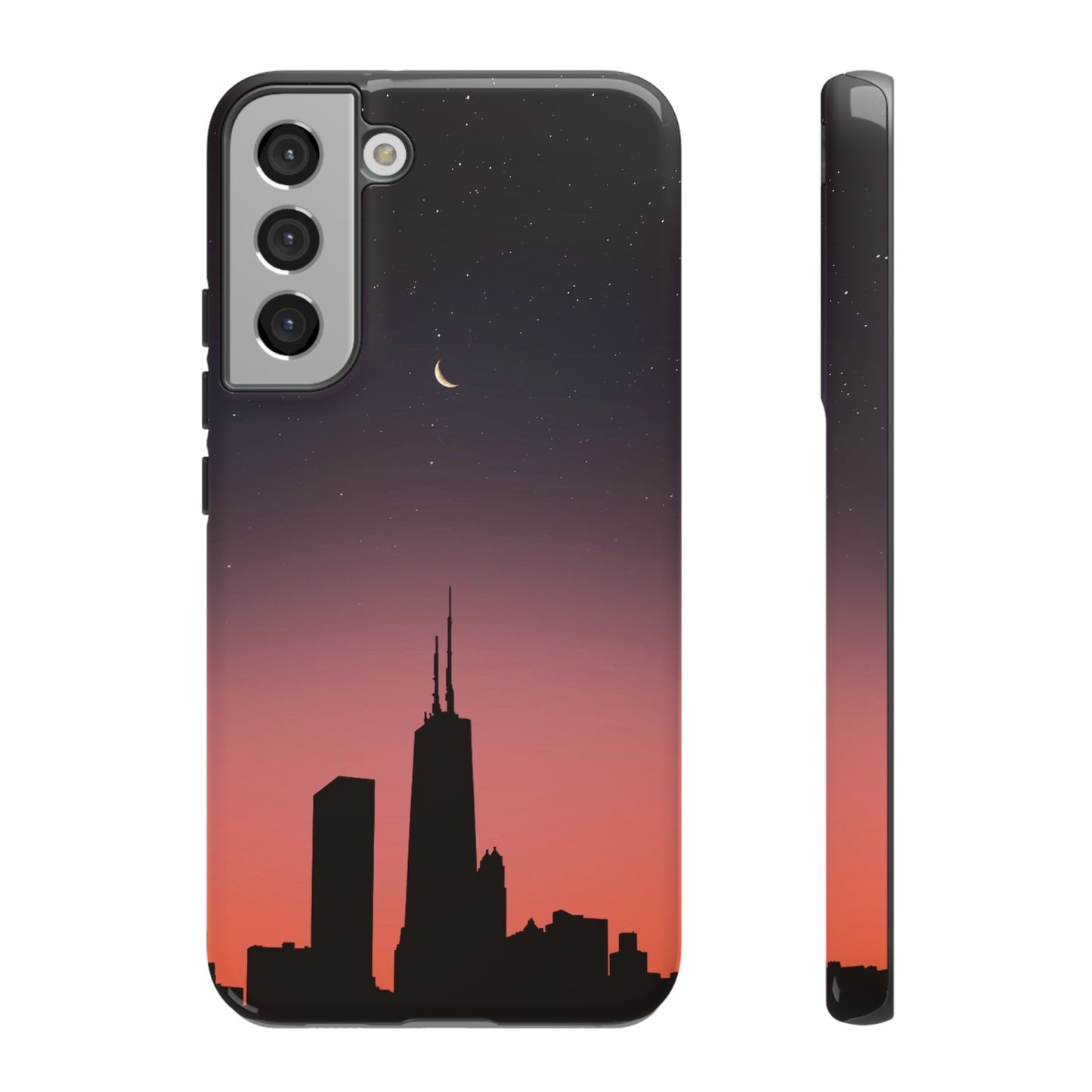 Chicago Skyline Wallpaper Phone Case | iPhone 15 Plus/ Pro, 14, 13, 12| Google Pixel 7, Pro, 5| Samsung Galaxy S23 All Major Phone Models