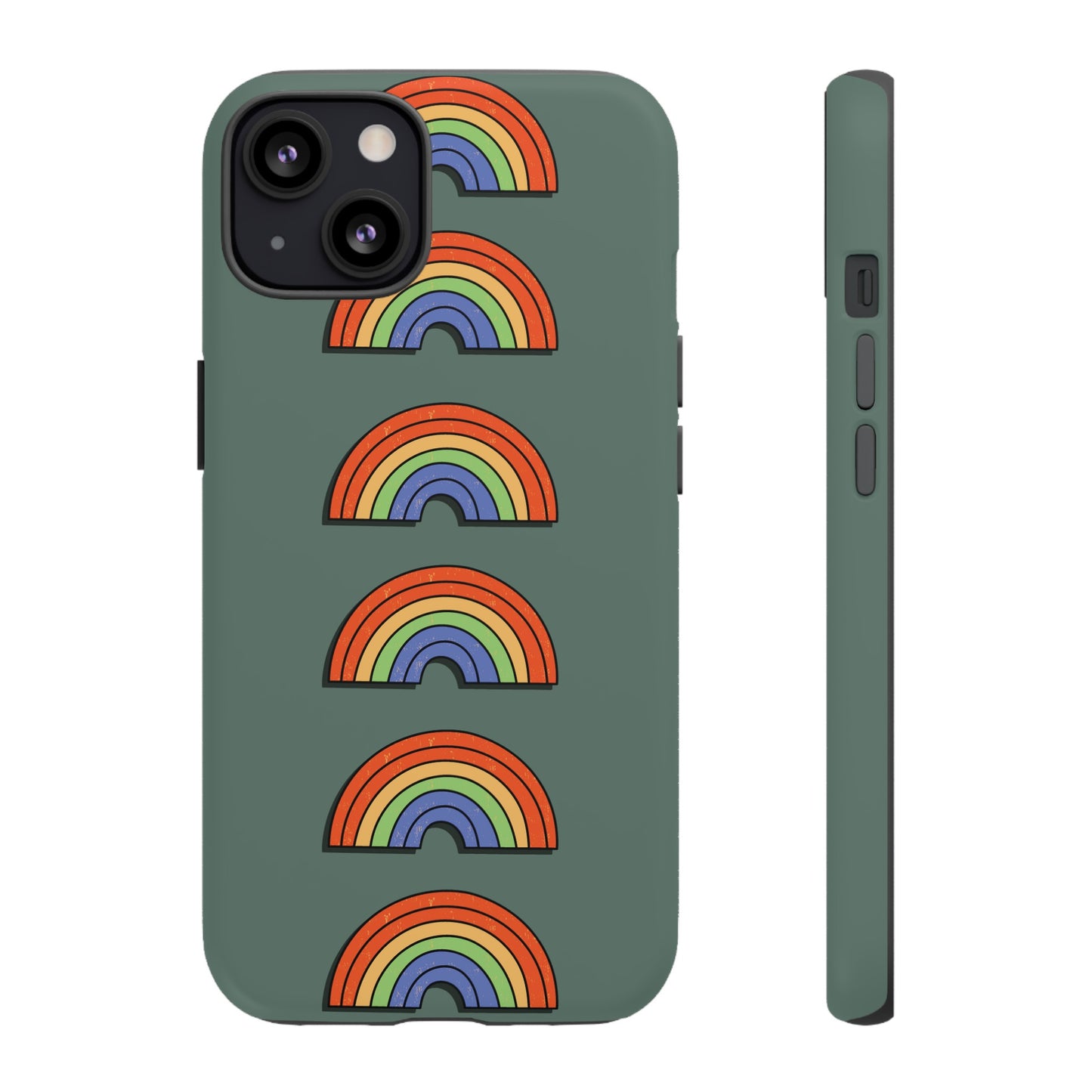 Rainbow Wallpaper Phone Case | iPhone 15 Plus/ Pro, 14, 13, 12| Google Pixel 7, Pro, 5| Samsung Galaxy S23 All Major Phone Models