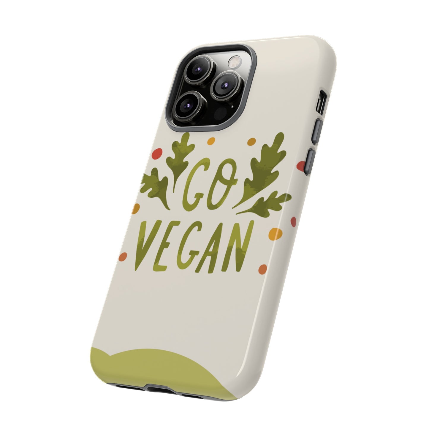 Go Vegan Wallpaper Phone Case | iPhone 15 Plus/ Pro, 14, 13, 12| Google Pixel 7, Pro, 5| Samsung Galaxy S23 All Major Phone Models