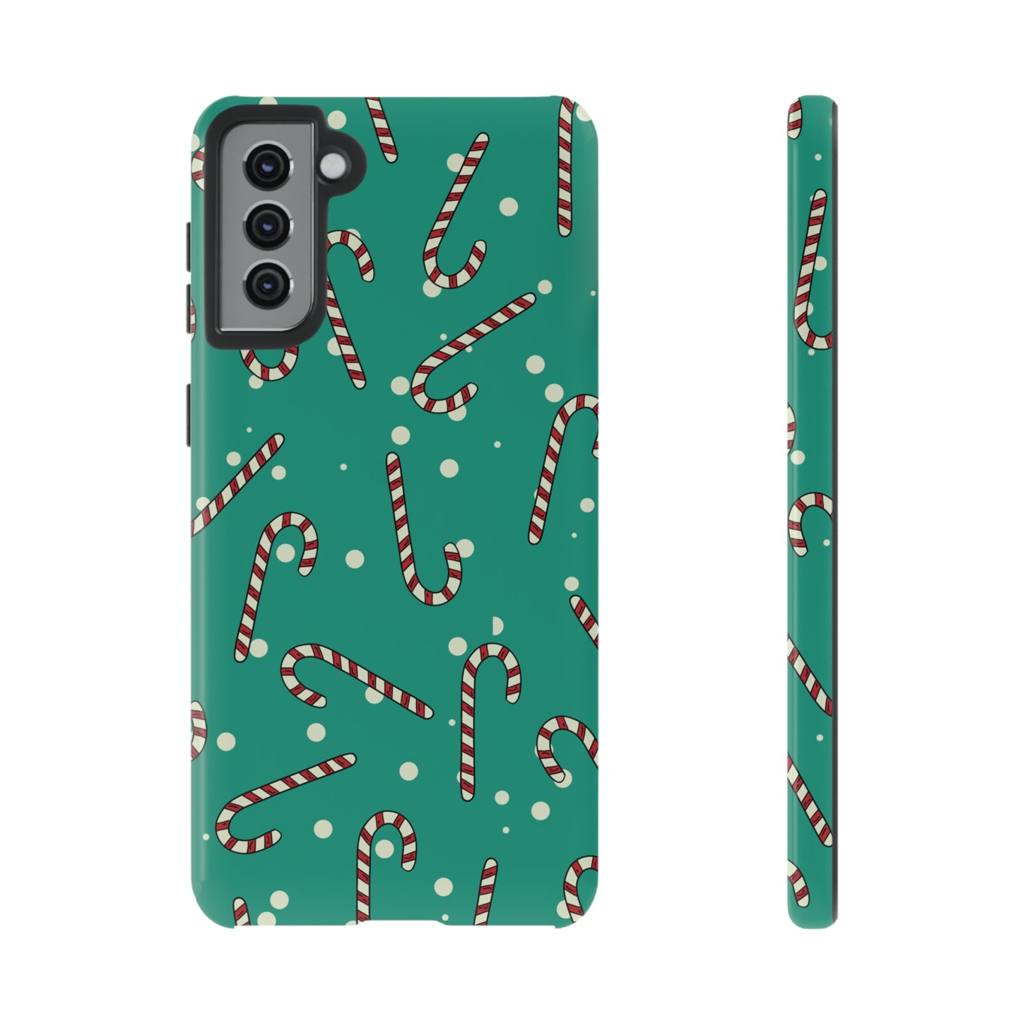 Candycane Wallpaper Phone Case | iPhone 15 Plus/ Pro, 14, 13, 12| Google Pixel 7, Pro, 5| Samsung Galaxy S23 All Major Phone Models