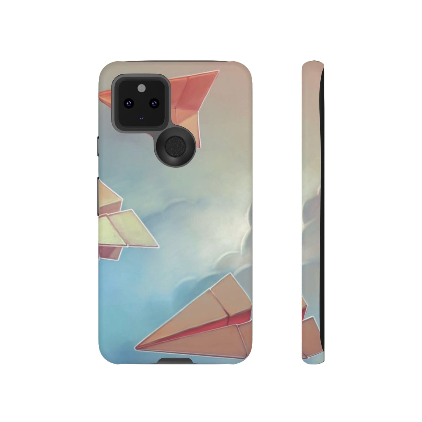 Paper Plane Wallpaper Phone Case | iPhone 15 Plus/ Pro, 14, 13, 12| Google Pixel 7, Pro, 5| Samsung Galaxy S23 All Major Phone Models