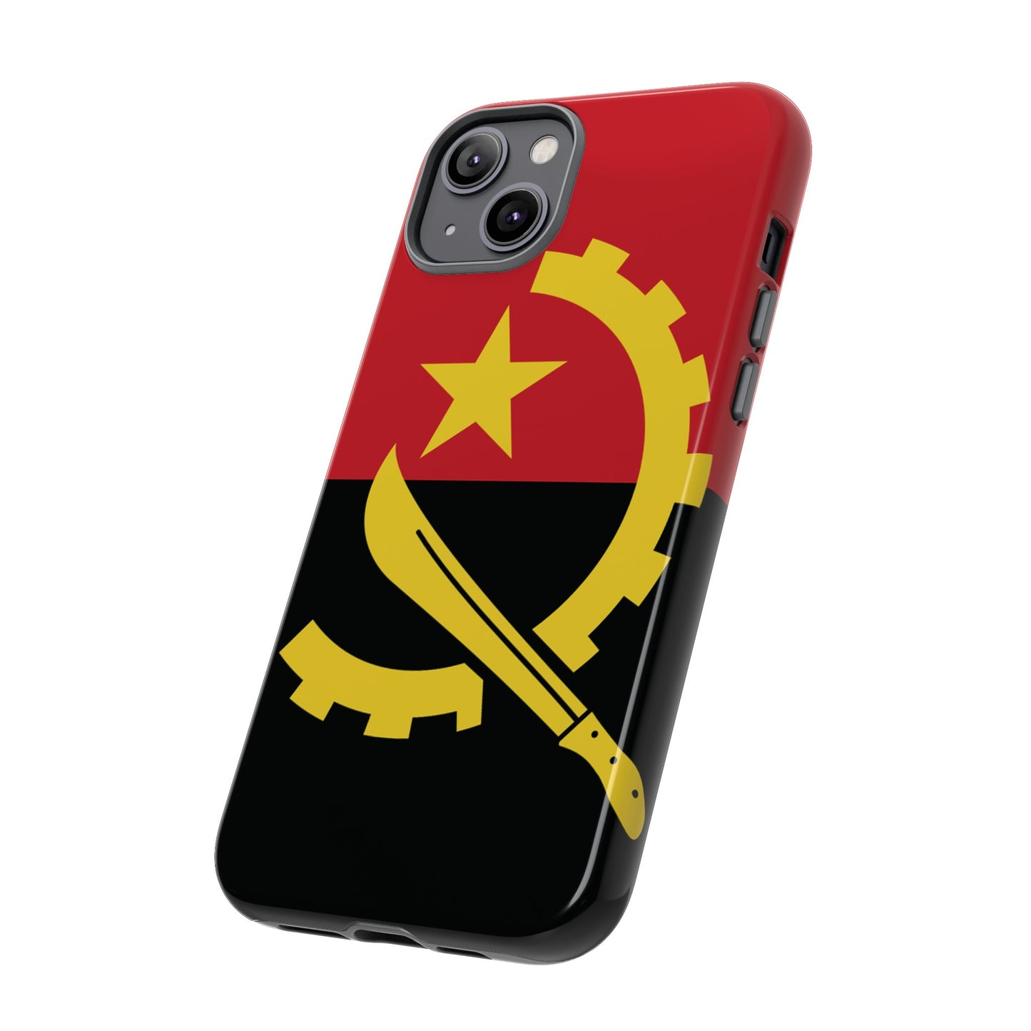 Angola Flag Phone Case | iPhone 15 Plus/ Pro, 14, 13, 12| Google Pixel 7, Pro, 5| Samsung Galaxy S23 All Major Phone Models