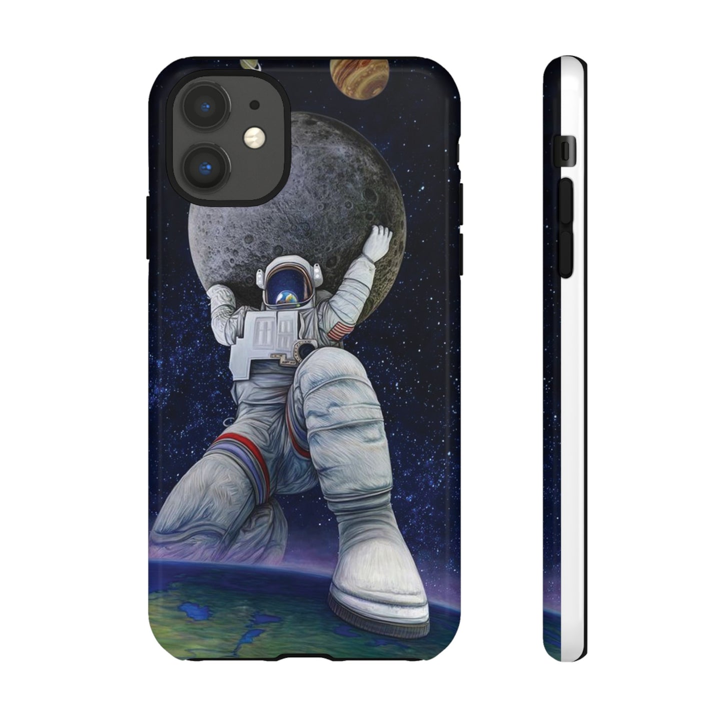 Astronaut Holding The Moon Phone Case | iPhone 15 Plus/ Pro, 14, 13, 12| Google Pixel 7, Pro, 5| Samsung Galaxy S23 All Major Phone Models