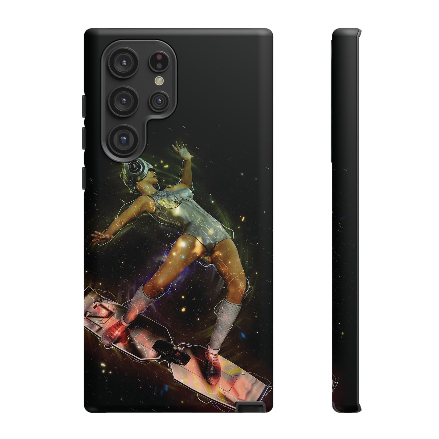 Sci-Fi Skateboard Wallpaper Phone Case | iPhone 15 Plus/ Pro, 14, 13, 12| Google Pixel 7, Pro, 5| Samsung Galaxy S23 All Major Phone Models