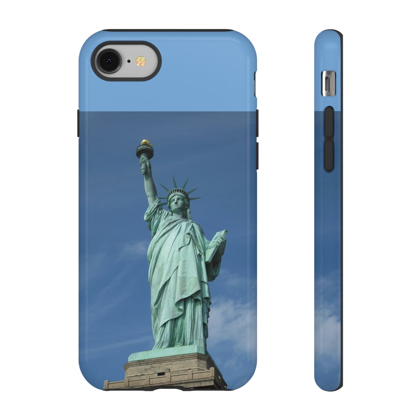 Statue Of Liberty Wallpaper Phone Case | iPhone 15 Plus/ Pro, 14, 13, 12| Google Pixel 7, Pro, 5| Samsung Galaxy S23 All Major Phone Models