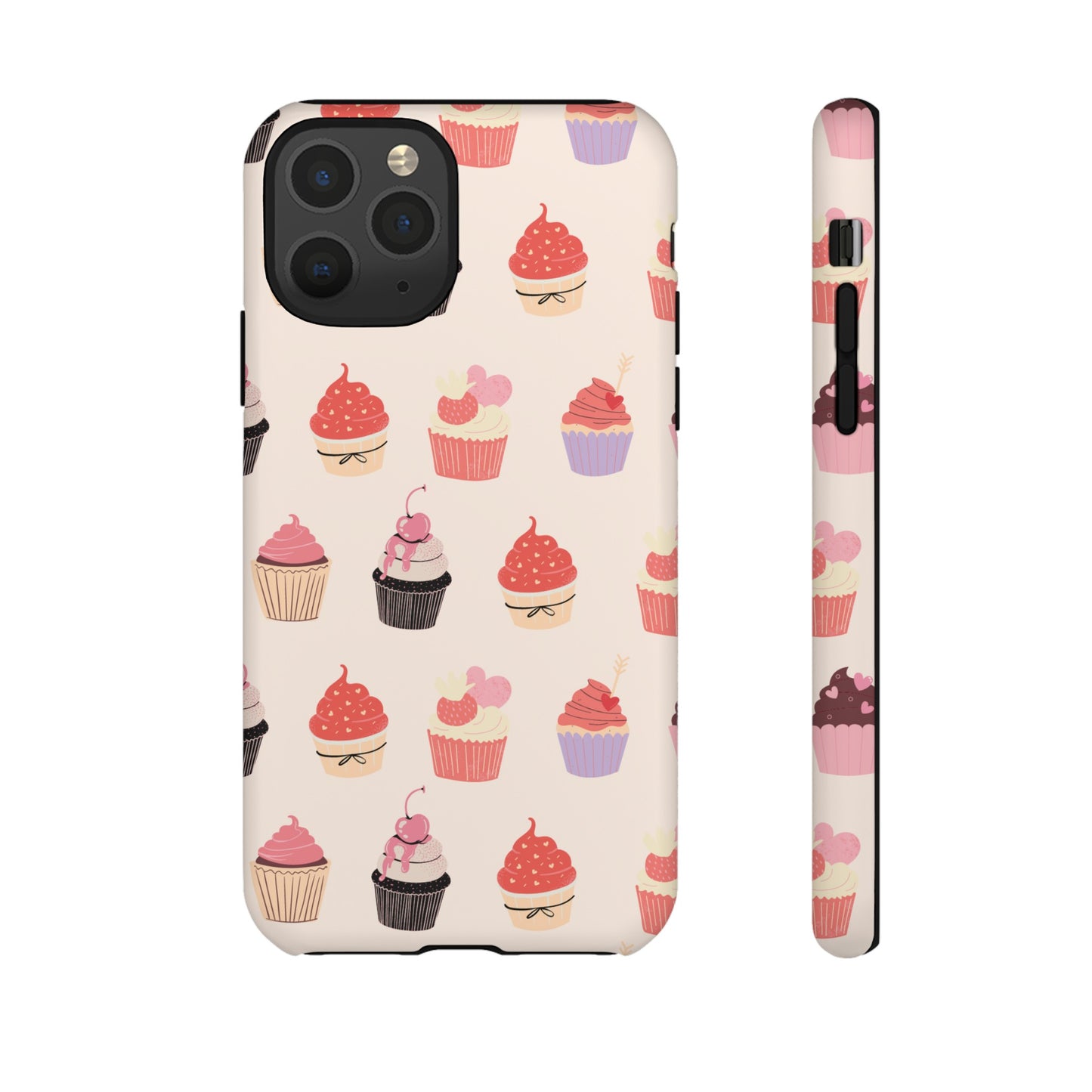 Cupcake Collage Wallpaper Phone Case | iPhone 15 Plus/ Pro, 14, 13, 12| Google Pixel 7, Pro, 5| Samsung Galaxy S23 All Major Phone Models