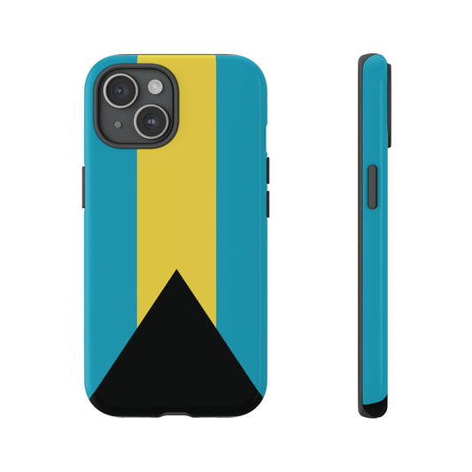 The Bahamas Flag Phone Case | iPhone 15 Plus/ Pro, 14, 13, 12| Google Pixel 7, Pro, 5| Samsung Galaxy S23 All Major Phone Models