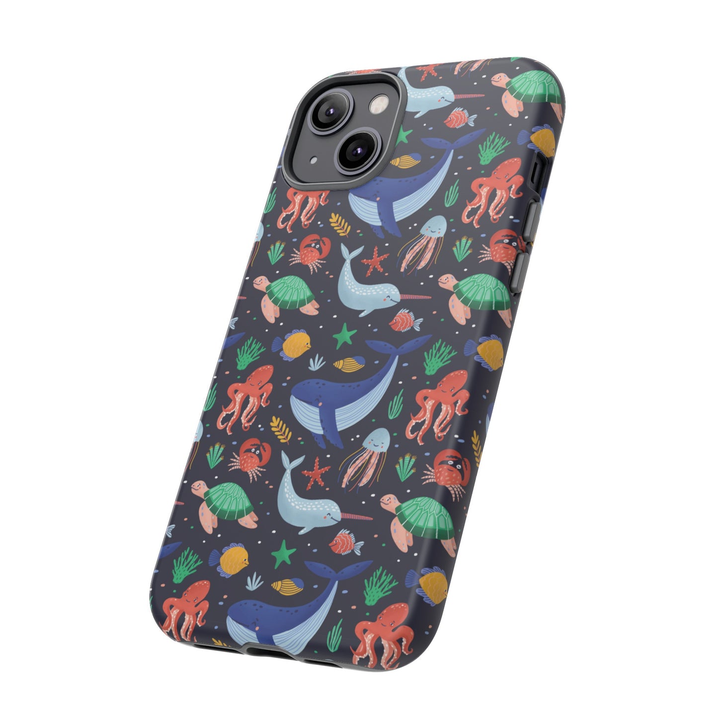 Sea Creatures Wallpaper Phone Case | iPhone 15 Plus/ Pro, 14, 13, 12| Google Pixel 7, Pro, 5| Samsung Galaxy S23 All Major Phone Models