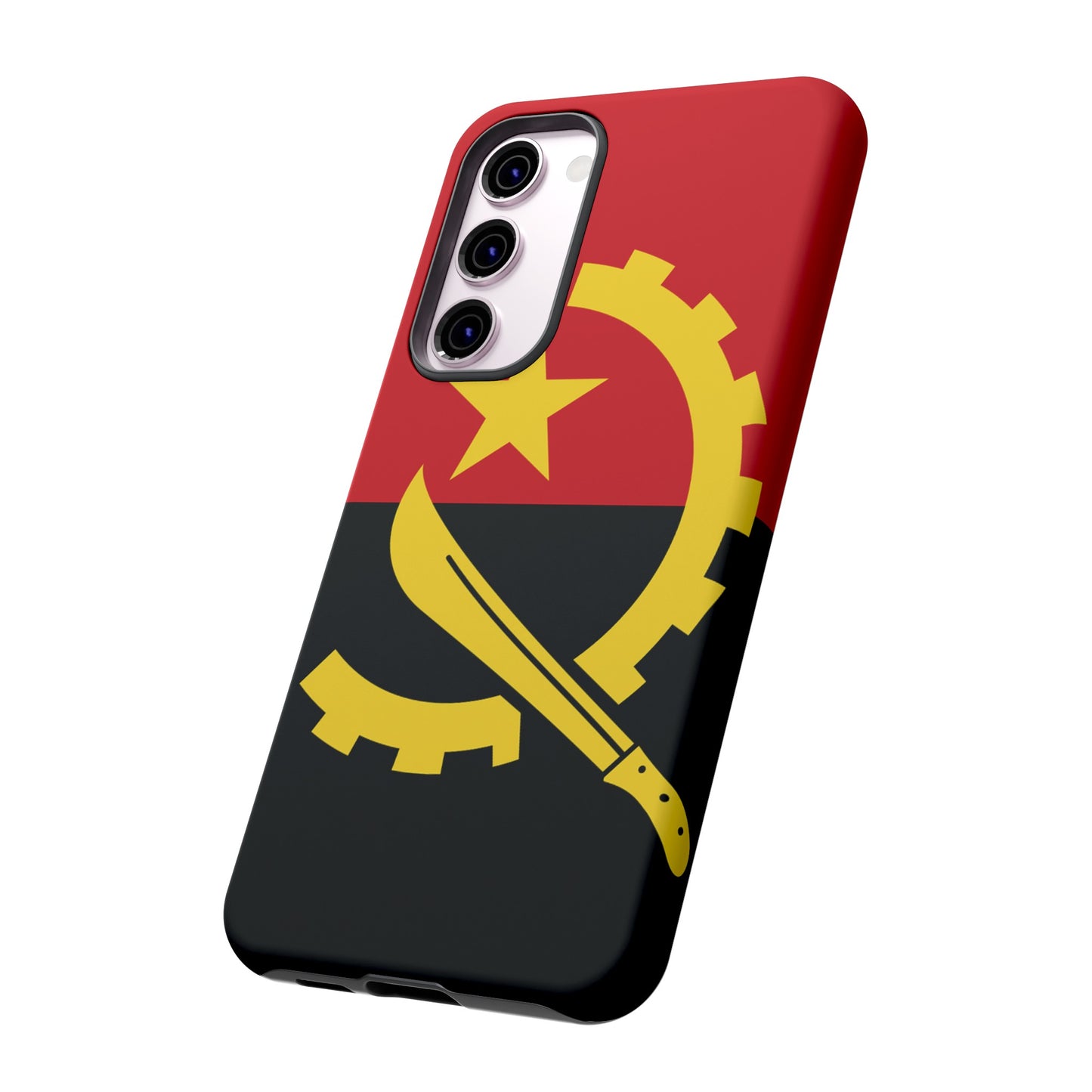 Angola Flag Phone Case | iPhone 15 Plus/ Pro, 14, 13, 12| Google Pixel 7, Pro, 5| Samsung Galaxy S23 All Major Phone Models