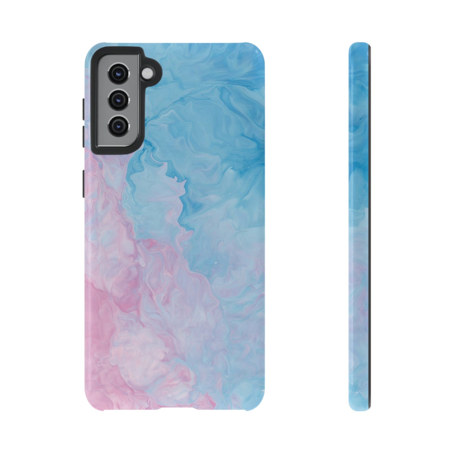 Splash of Blue & Pink Wallpaper Phone Case |iPhone 15 Plus/ Pro, 14, 13, 12|Google Pixel 7, Pro, 5|Samsung Galaxy S23 All Major Phone Models