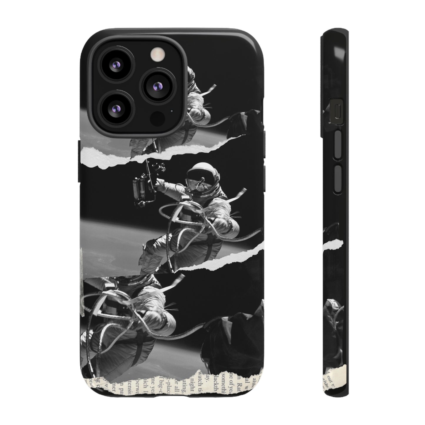 Astronaut Collage Phone Case | iPhone 15 Plus/ Pro, 14, 13, 12| Google Pixel 7, Pro, 5| Samsung Galaxy S23 All Major Phone Models