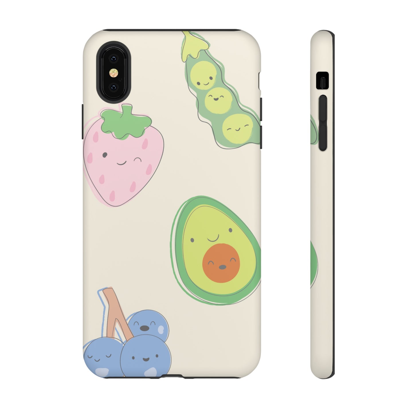 Happy Food Wallpaper Phone Case | iPhone 15 Plus/ Pro, 14, 13, 12| Google Pixel 7, Pro, 5| Samsung Galaxy S23 All Major Phone Models